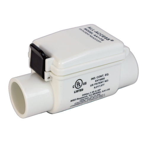 RectorSeal® All-Access Series AA1-FS 83411 Condensate Cleanout Float Switch, 2 x 4-1/2 in, PVC, White