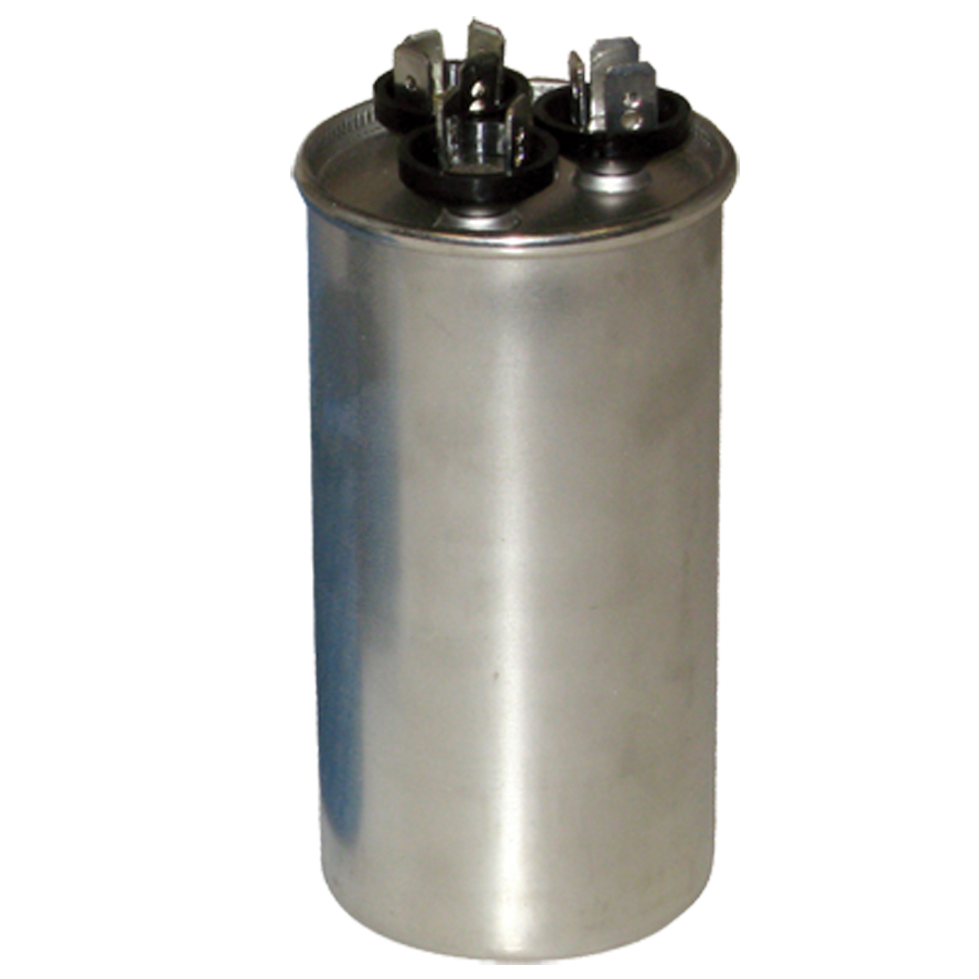 Mars® Blue Box 12287 Motor Run Capacitor, MFD Rating: 40+7.5 uF, 370/440 VAC, Round, 2-1/2 in Dia, 4-3/8 in H