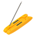 UEi Test Instruments PDT655 Differential Folding Pocket Thermometer, -58-572 Â°F, 5" Probe Length, Digital Readout, 0.1 Â°F (From -19.9 Â°F - 199.9 Â°F), 1 Degree (Otherwise) Resolution, Â± 1.8 Â°F (-22 - 302 Â°F), Â± 4 Â°F (Otherwise), 1 Second Response Time, Folding Probe Connection Type