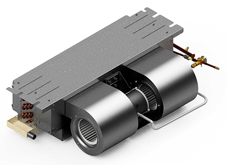 First Co HX Series 24HXS0502UAP000AAF Fan Coil Unit, 2 Tons Tonnage, 208-230 V, Recessed Ceiling Mount (Horizontal), 1 Phase, 800 CFM (Nominal), 24,000 BTU/hr, 5,000 W (Electric Heat)