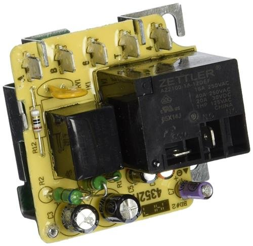 Proline Parts RLY02807 Time Delay Relay, NO (Power Pole) Contact Form, 7 A (FLA, 208/240/277 VAC, Power Pole); 15 A (Resistive, 208/240/277 VAC, Power Pole), 24 VAC, 208/240/277 VAC (Power Pole), 24 VAC (Pilot Pole), Quick Connect Terminal, Panel Mount, 2-1/4" Overall Height