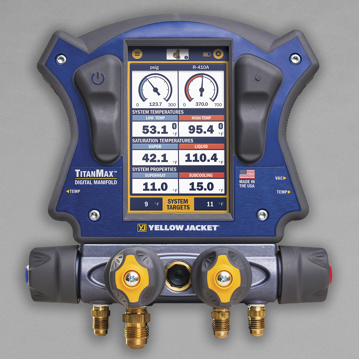 Yellow Jacket® TITANMAX™ 40880 Digital Manifold Kit