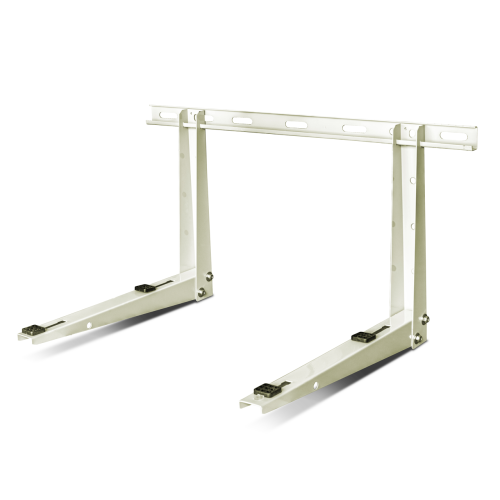 RectorSeal Big Foot 87733 Wall Condenser Bracket, 300 lbs Load Capacity, 33-1/2" Overall Width, 22" Overall Depth, 18" Overall Height, 14 Gauge Steel, Hex Lag Screw, Concrete Anchor, Bolt, Clip Nut, Philip Head Screw Fastener Type, 0.315" (Concrete Anchor), 1" (Bolt), 0.236" x 0.630" (Philip Head Screw) Fastener Size