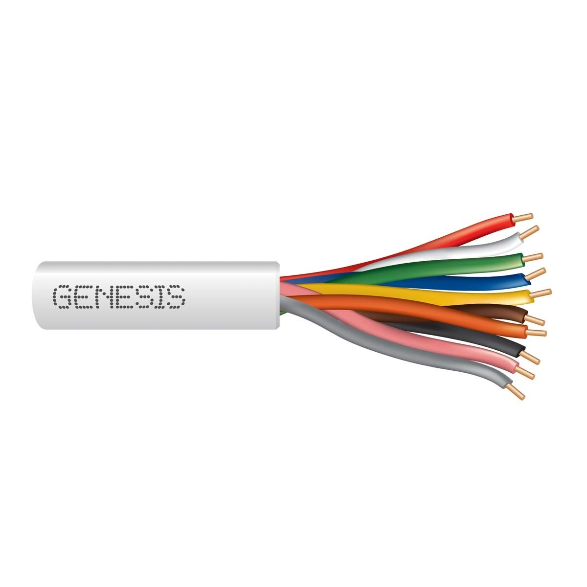 Resideo Genesis 47130307 Thermostat Cable, 18 AWG, 5 Conductors, 250' Length, Solid, Bare Copper, 300 V (Max), -4-140 Â°F