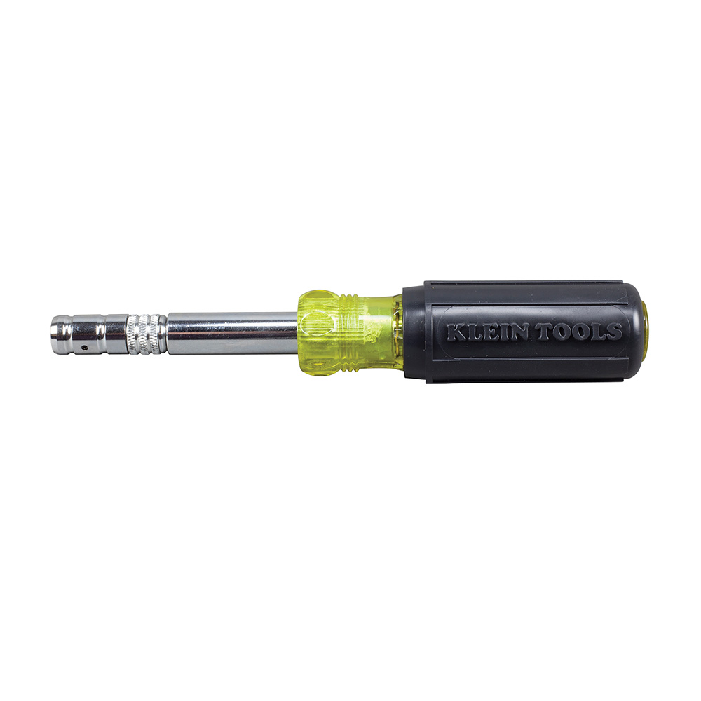 Klein Tools 32500 32596-0 Multi-Bit Screwdriver / Nut Driver, 1 Pcs, Phillips, Slotted, Hex Nut Driver, Schrader Valve, Phillips: #2; Slotted: 1/8", 1/4"; Nut Driver: 1/4" (Magnetic), 5/16" (Magnetic), 1/4" (Hollow), 3/8" (Hollow); Schrader Valve Core Tool Point Size, SAE, Non-Insulated, Round (Hollow Shaft For 1/4" & 3/8" Nut Drivers), Magnetized Tip (1/4" And 5/16" Nut Drivers)