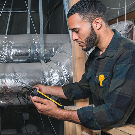 Fieldpiece Instruments STA2 In-Duct Hot-Wire Anemometer, 40-3,960 FPM, Â± (5% RDG + 1 Digit) Or Â± (1% FS + 1 Digit) (Velocity), Â± 1.0Â°F (Temperature, 32Â°F - 113Â°F), Â± 2.0Â°F (Temperature, -4Â°F - 32Â°F And 113Â°F - 140Â°F), Dual Display, 9V Battery, 20-35 Hrs (Alkaline, Approx) Battery Life, 9V Alkaline Battery, <75% RH (Operating) Humidity Rating