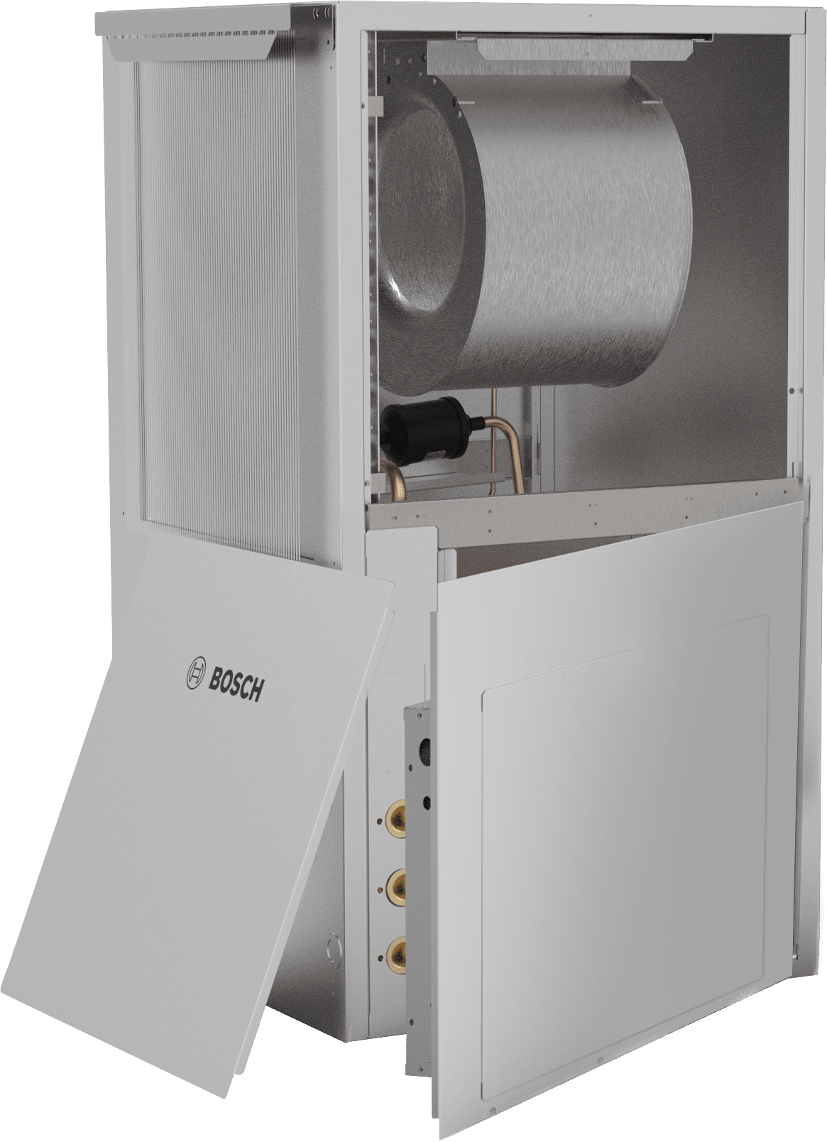 Bosch RF Series RF048-1HZN-LREADA-XGGXXXXXX7XXXX4XXXXSBA Water Source Heat Pump, 4 Tons, R-454B, Horizontal, 208/230 V, 15.0-21.0 EER, 3/4" FPT Connection, 1-Phase