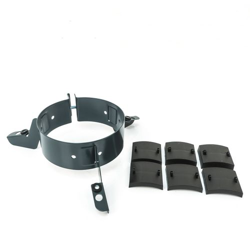 Packard TFM556 Torsion Flex Motor Mounting Bracket, Torsion Flex, 10 1/4 Inches Or 9 1/8 Inches Bolt Circle Diameter, 4-7/8" Diam & 5-1/16" Diam (Motor Shells / NEMA 42 Frame / NEMA 48 Frame) Size, Steel (Washers), Plastic (Inserts), Import