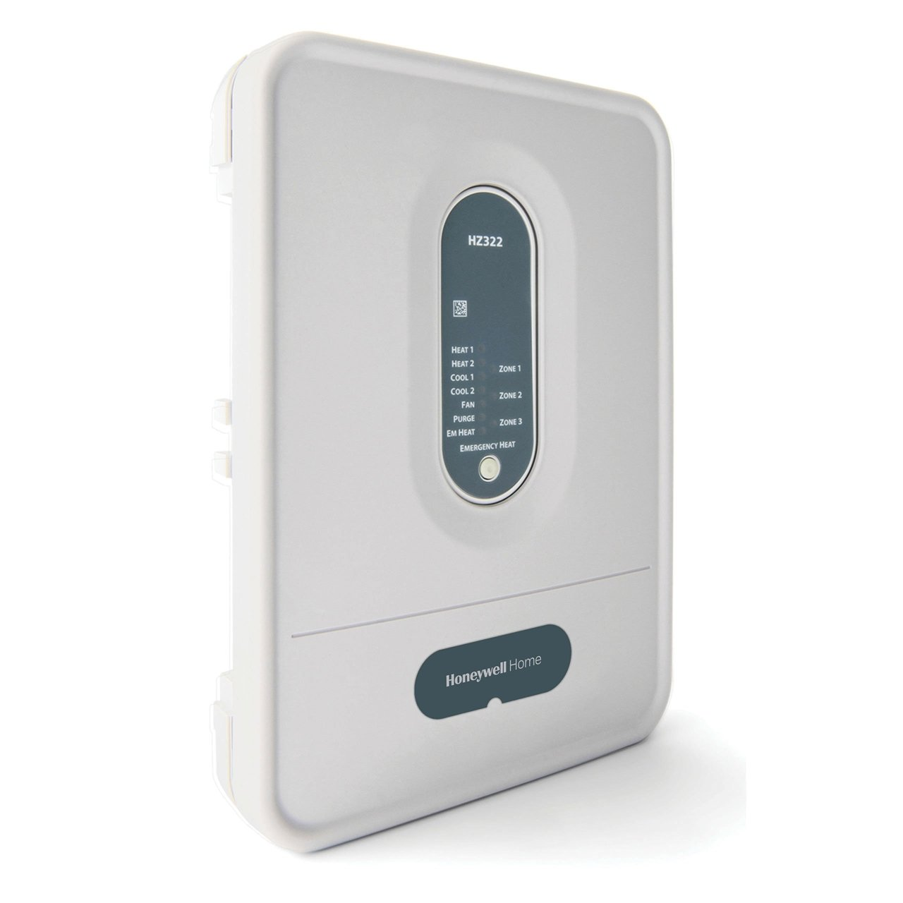Resideo TrueZONE HZ322 Zoning Control Panel, 3 Zones, 2 H / 2 C, 18-30 VAC, Auto Changeover, Push Terminal, 3 Zones, Up To 2H/2C Conventional, Up To 2H/1C Heat Pump, 24 VAC
